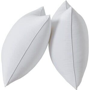 18 x 18 Pillow Inserts Set of 2 White Throw Pillow Inserts with Soft